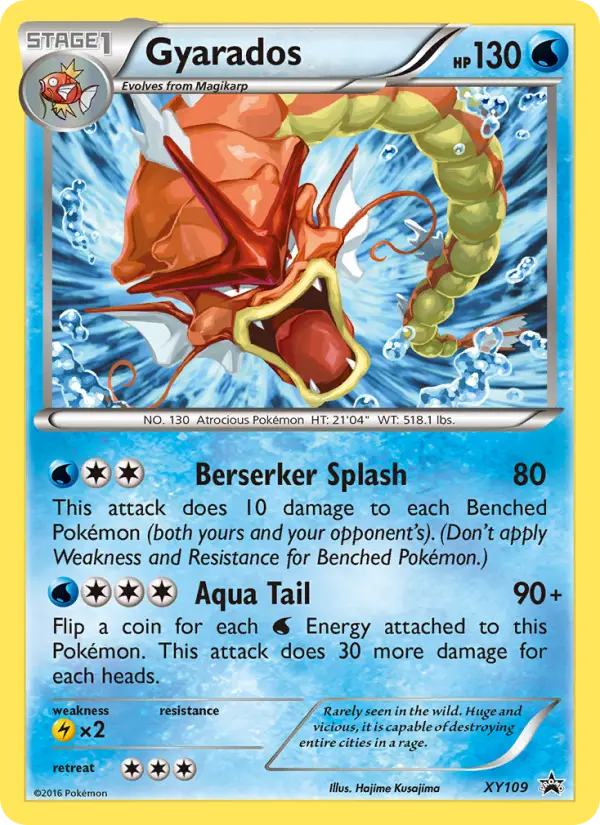 Gyarados — XY Black Star Promos card #XY109