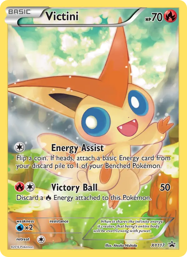 Victini — XY Black Star Promos card #XY117