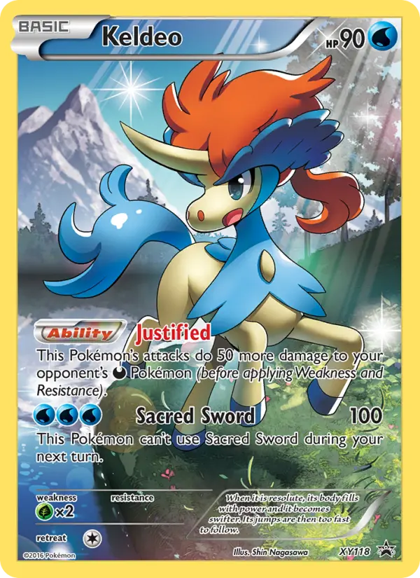 Keldeo — XY Black Star Promos card #XY118