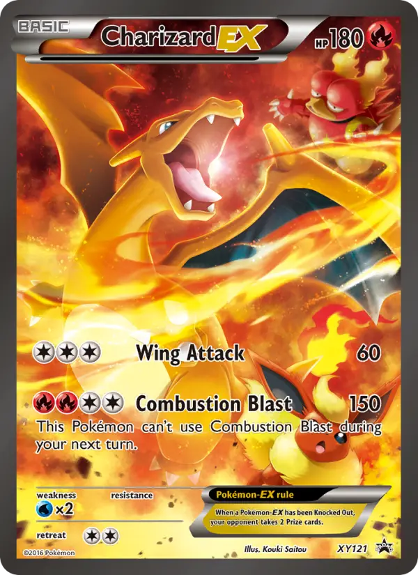 Charizard EX — XY Black Star Promos card #XY121