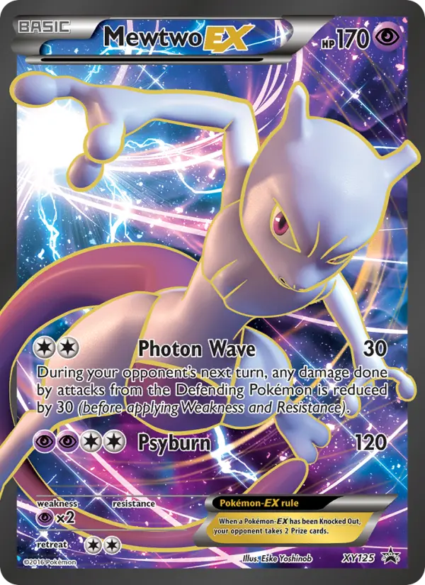 Mewtwo EX — XY Black Star Promos card #XY125