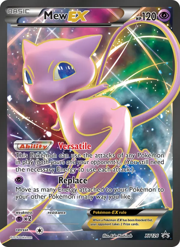 Mew EX — XY Black Star Promos card #XY126