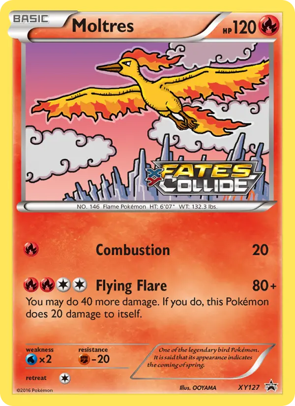 Moltres — XY Black Star Promos card #XY127