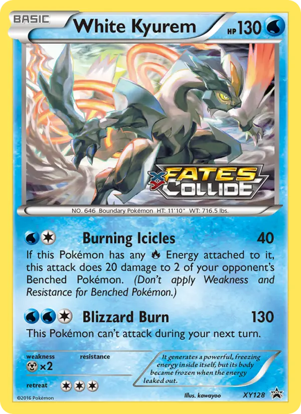 White Kyurem — XY Black Star Promos card #XY128