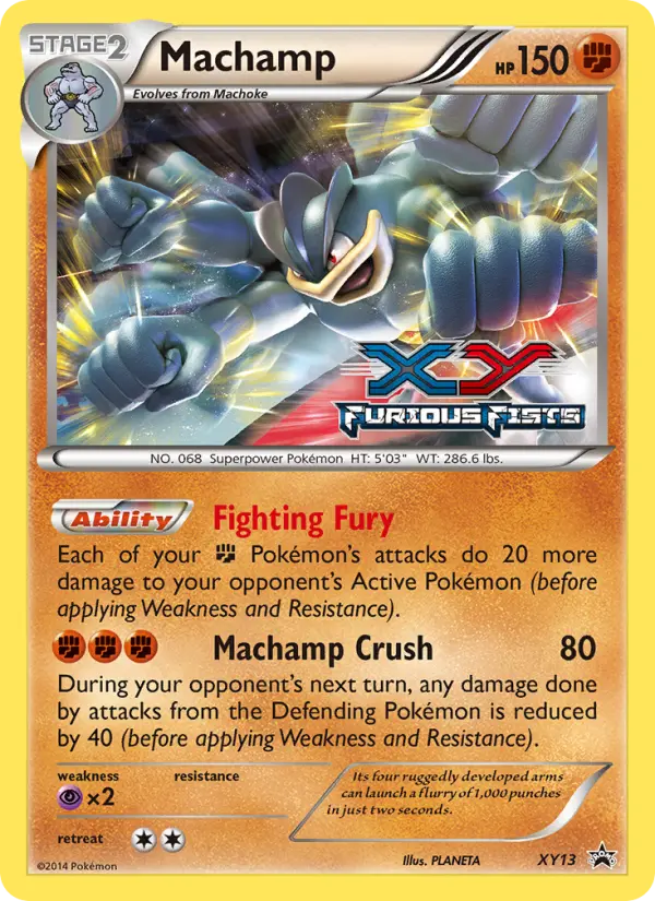 Machamp — XY Black Star Promos card #XY13