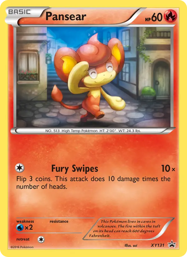 Pansear — XY Black Star Promos card #XY131