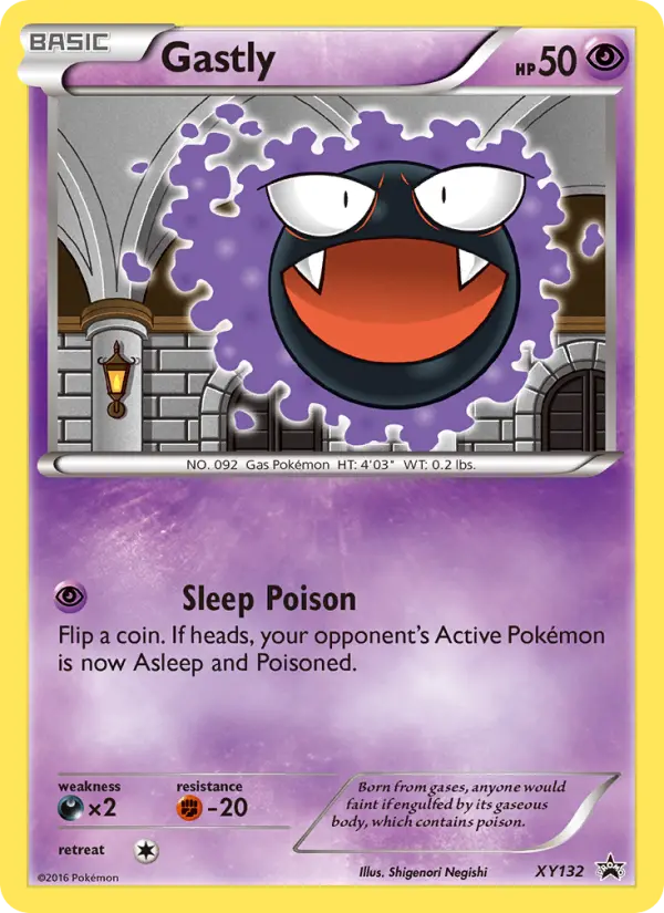 Gastly — XY Black Star Promos card #XY132