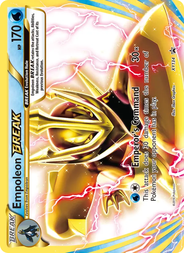 Empoleon BREAK — XY Black Star Promos card #XY134