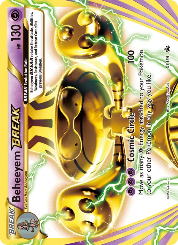 Beheeyem BREAK — XY Black Star Promos card #XY135