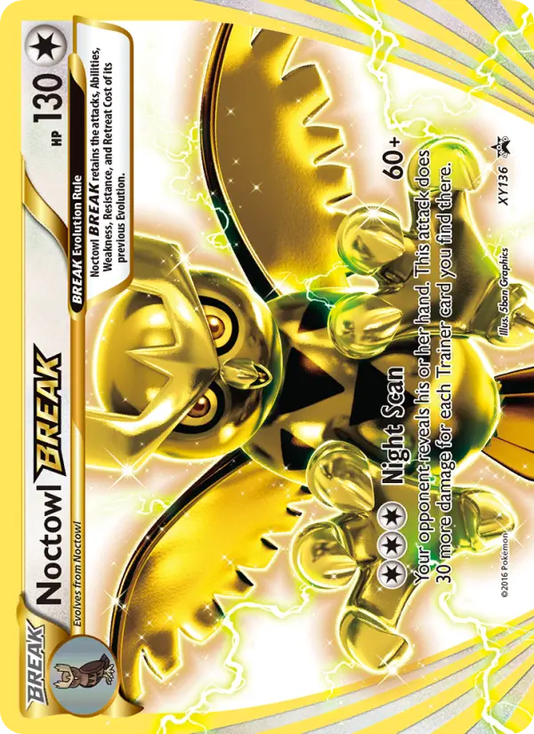 Noctowl BREAK — XY Black Star Promos card #XY136