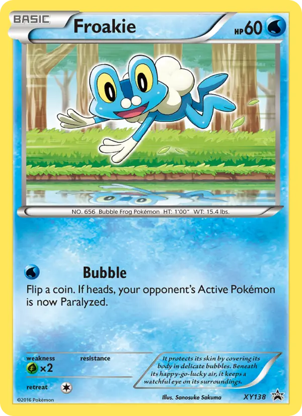 Froakie — XY Black Star Promos card #XY138