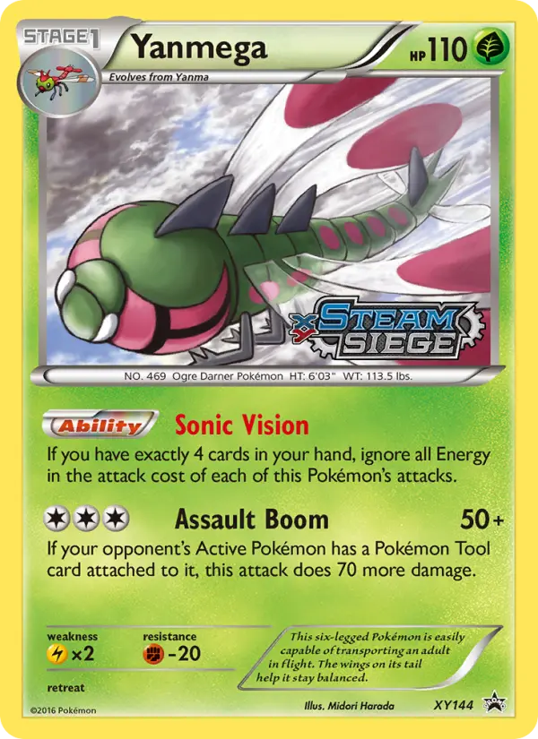 Yanmega — XY Black Star Promos card #XY144