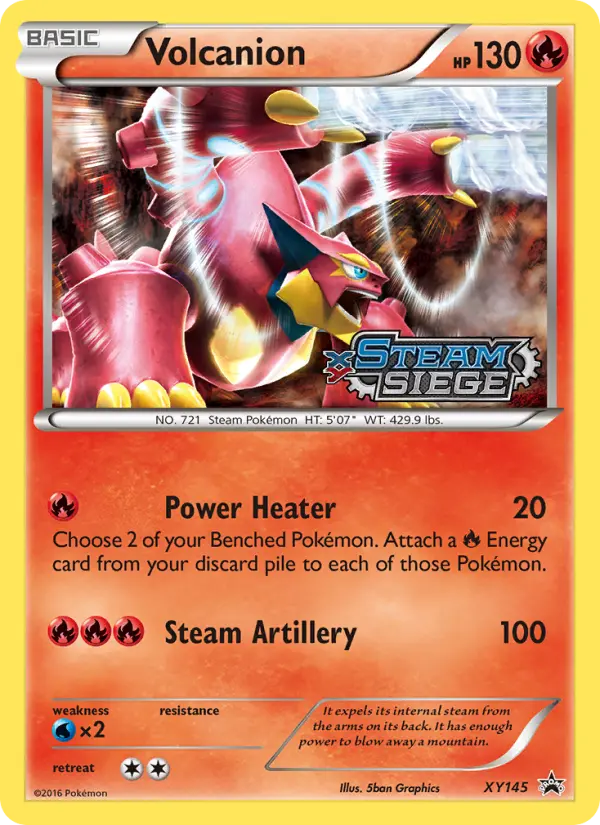 Volcanion — XY Black Star Promos card #XY145