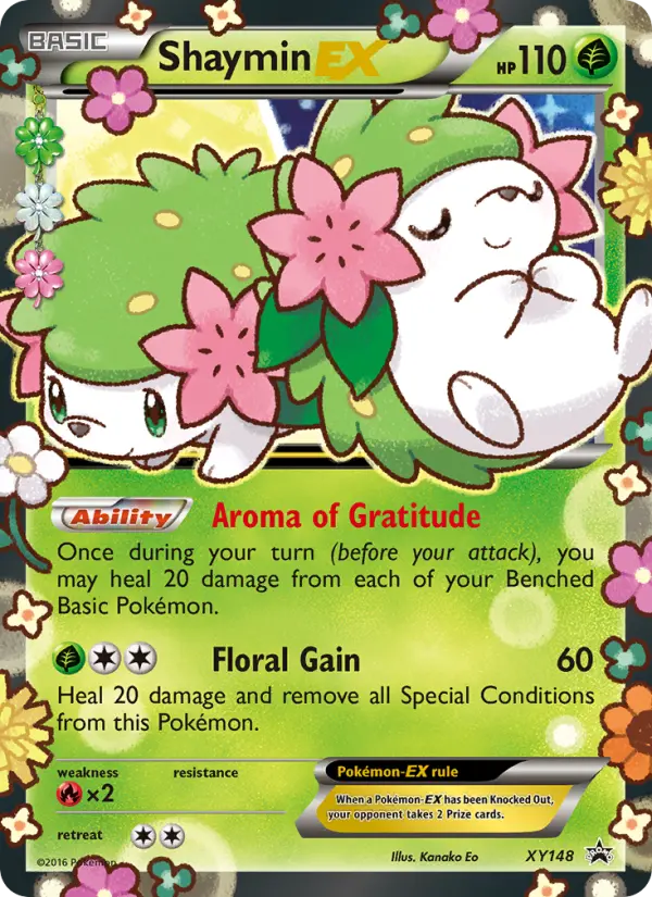 Shaymin EX — XY Black Star Promos card #XY148