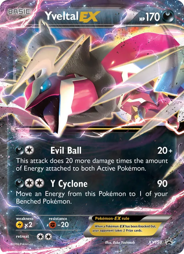 Yveltal EX — XY Black Star Promos card #XY150