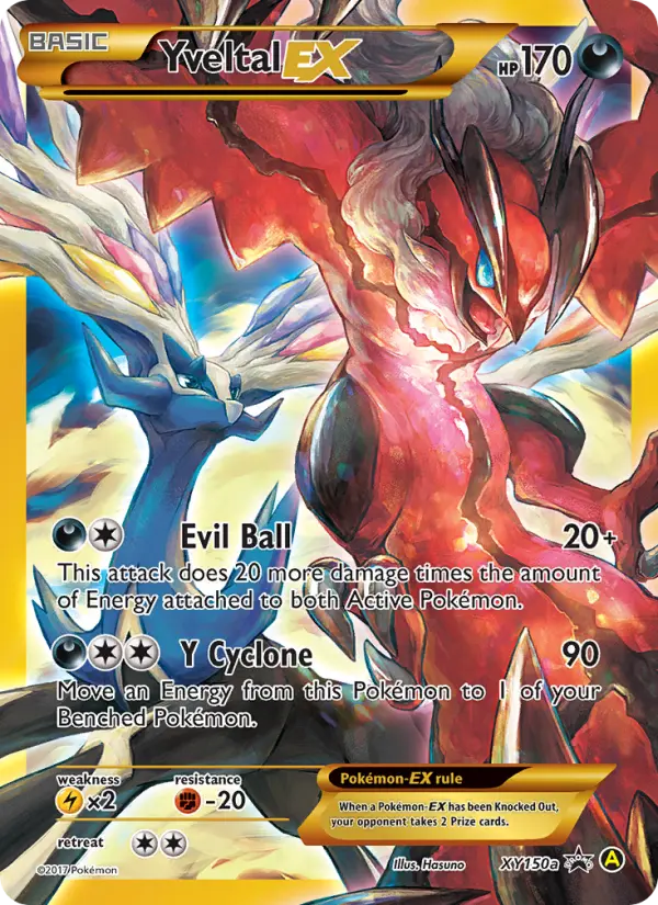 Yveltal-EX — XY Black Star Promos card #XY150a