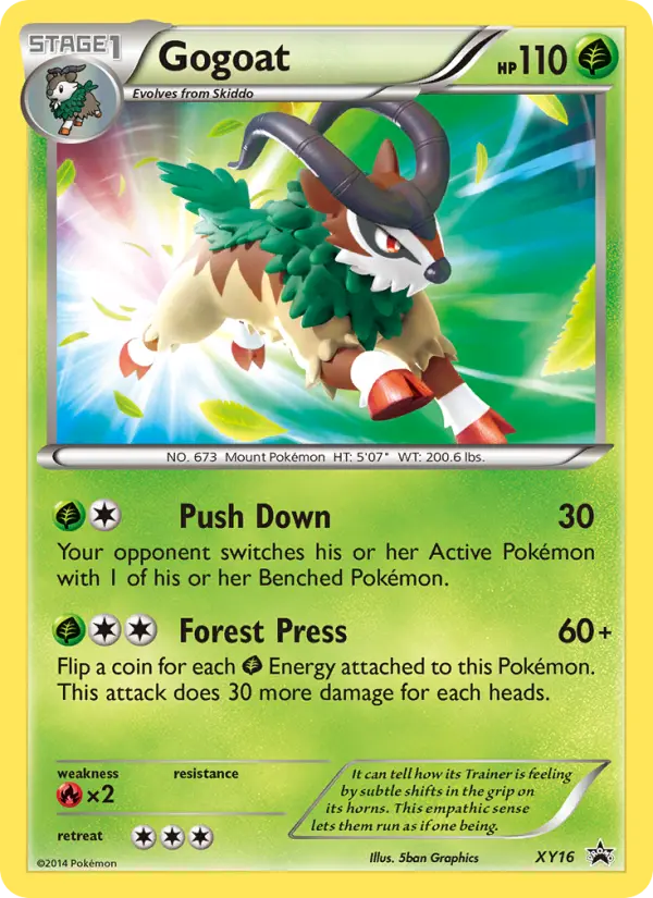 Gogoat — XY Black Star Promos card #XY16