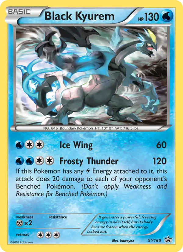 Black Kyurem — XY Black Star Promos card #XY160