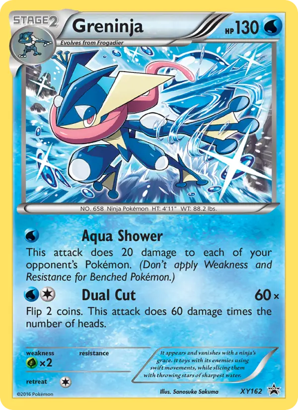 Greninja — XY Black Star Promos card #XY162