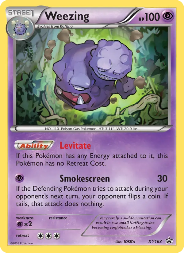 Weezing — XY Black Star Promos card #XY163