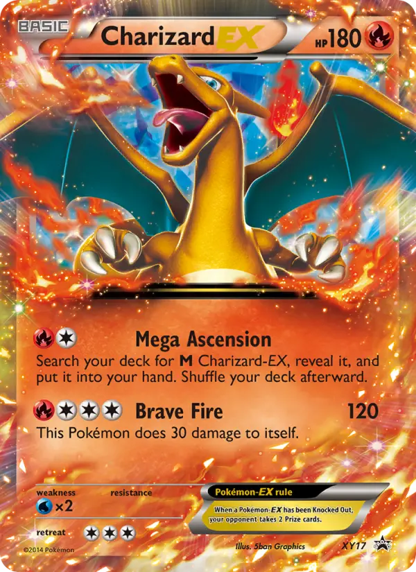 Charizard EX — XY Black Star Promos card #XY17