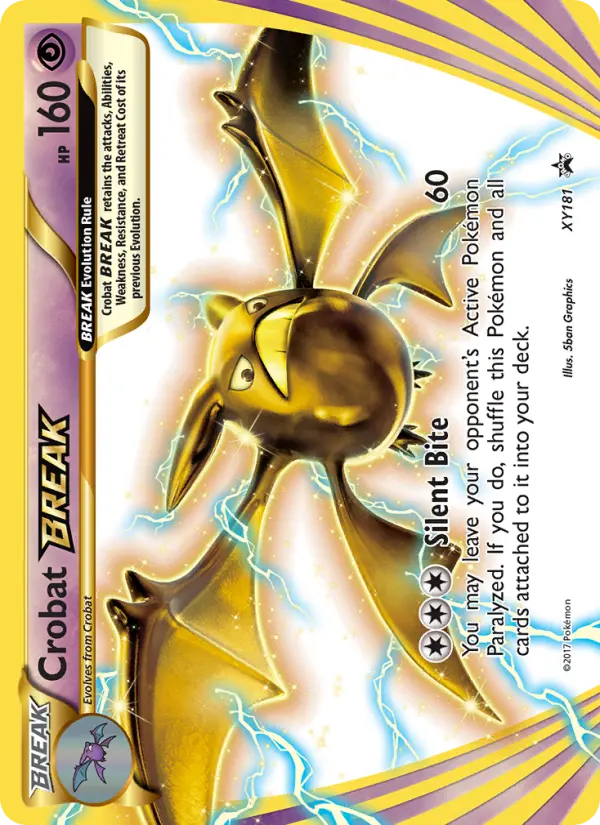 Crobat BREAK — XY Black Star Promos card #XY181