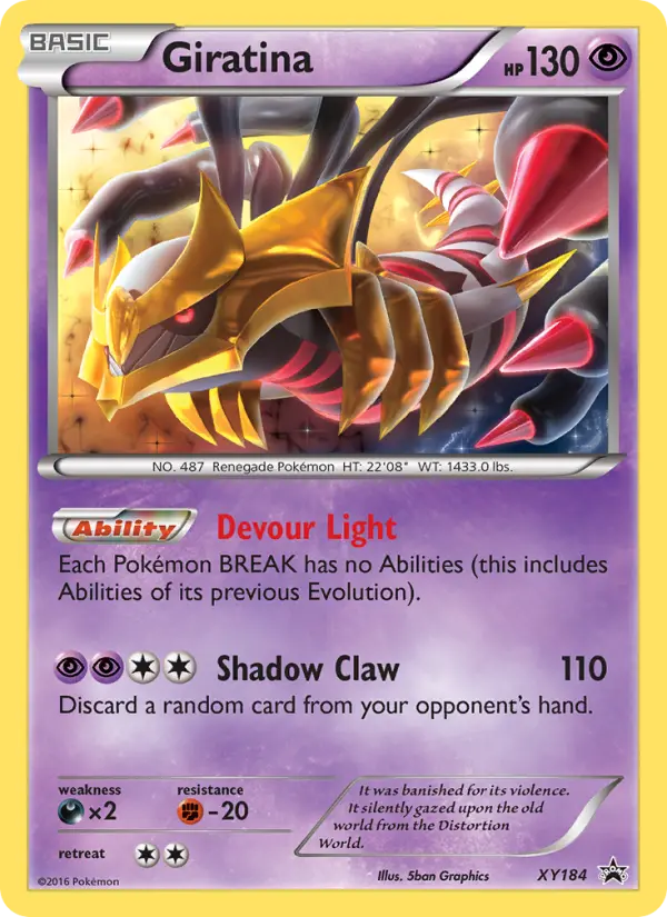 Giratina — XY Black Star Promos card #XY184