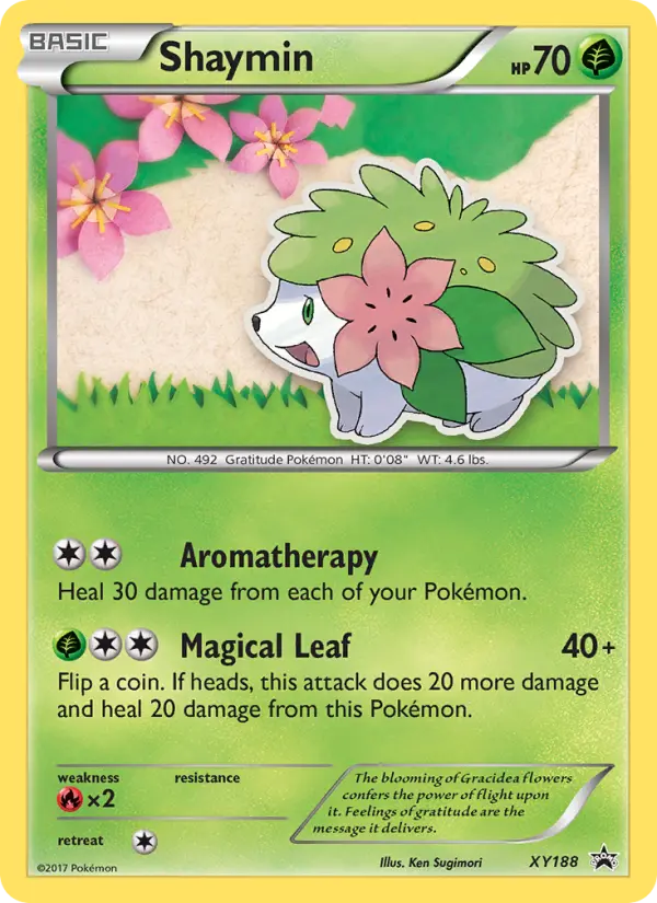 Shaymin — XY Black Star Promos card #XY188