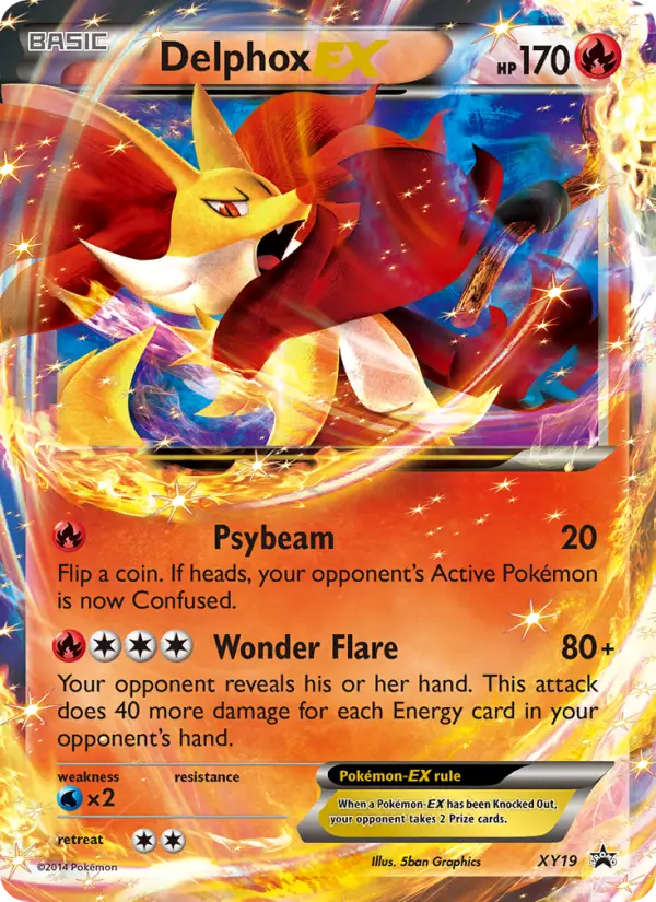 Delphox EX — XY Black Star Promos card #XY19