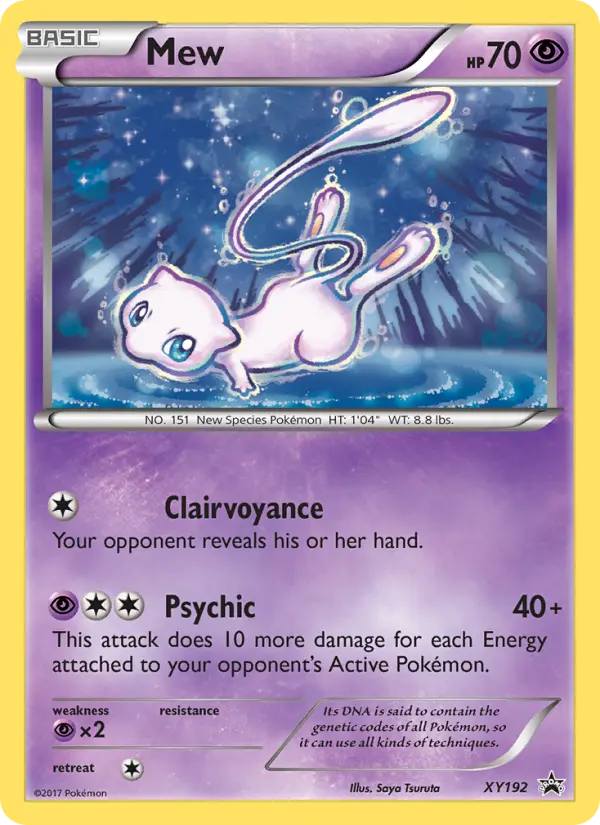 Mew — XY Black Star Promos card #XY192