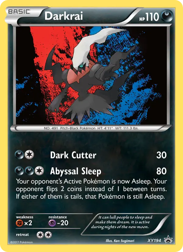 Darkrai — XY Black Star Promos card #XY194