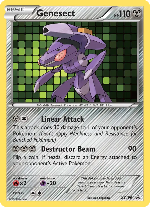 Genesect — XY Black Star Promos card #XY196