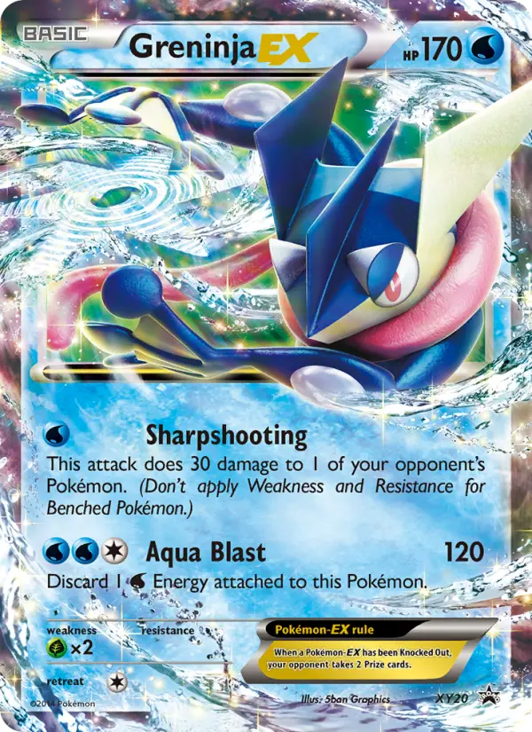 Greninja EX — XY Black Star Promos card #XY20