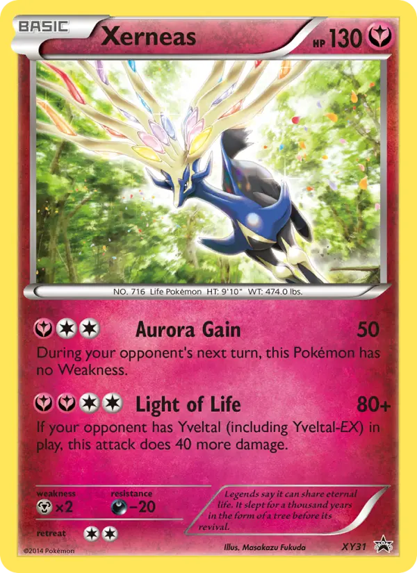 Xerneas — XY Black Star Promos card #XY31