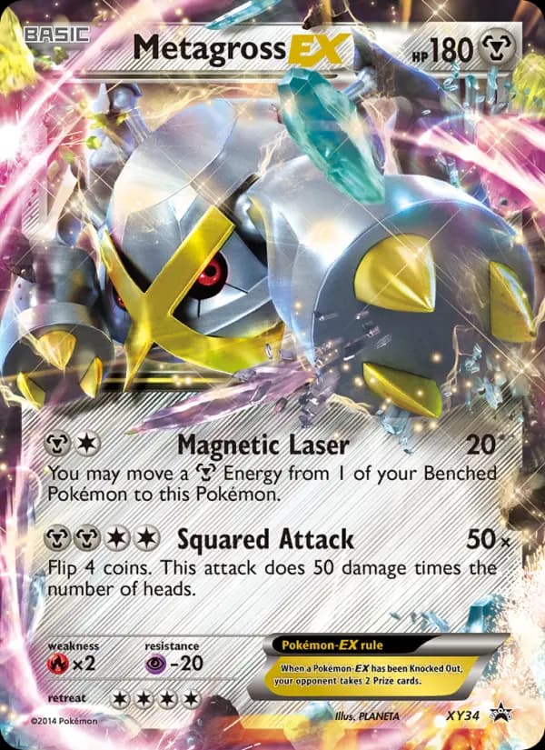 Metagross EX — XY Black Star Promos card #XY34