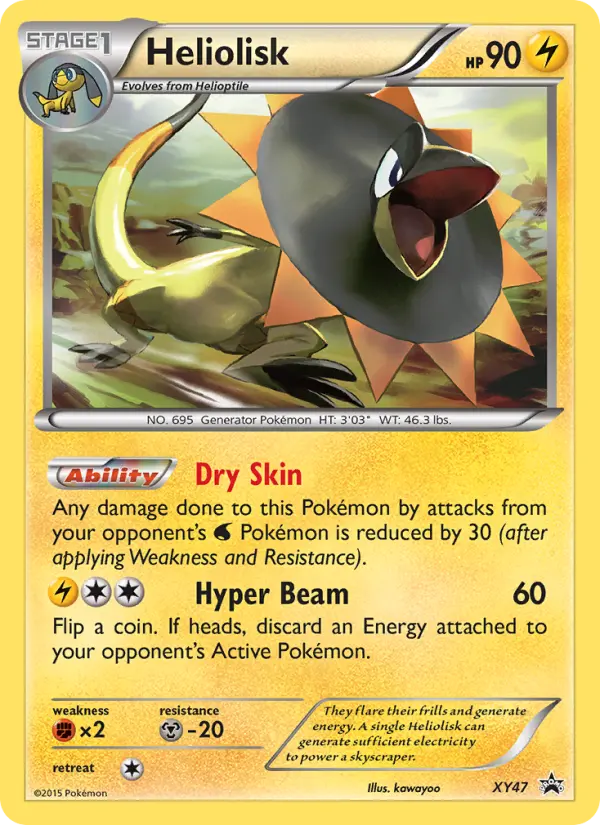 Heliolisk — XY Black Star Promos card #XY47