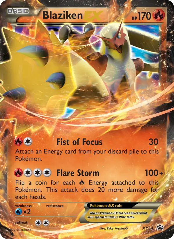 Blaziken EX — XY Black Star Promos card #XY54