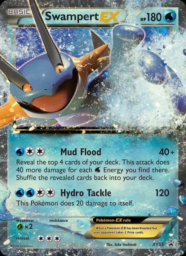 Swampert EX — XY Black Star Promos card #XY55