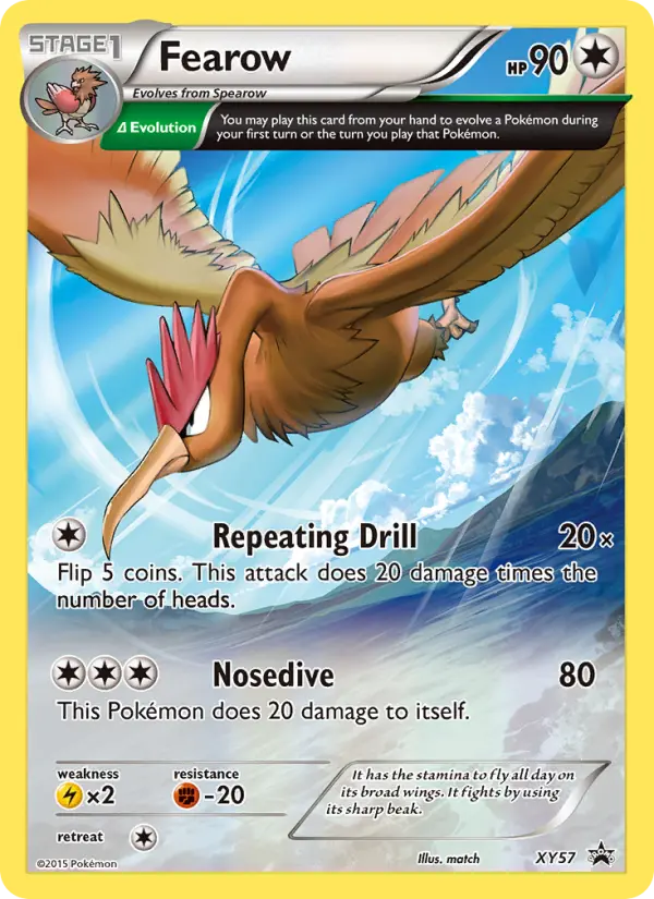 Fearow — XY Black Star Promos card #XY57