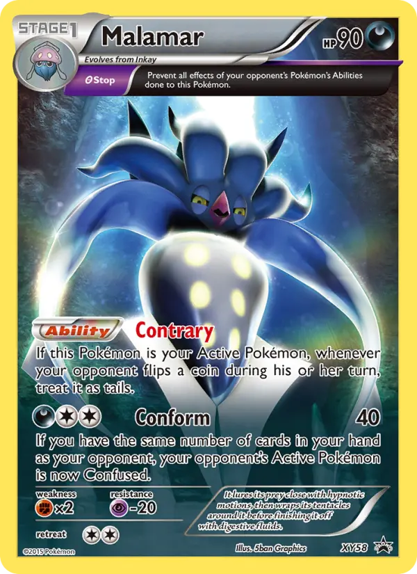 Malamar — XY Black Star Promos card #XY58