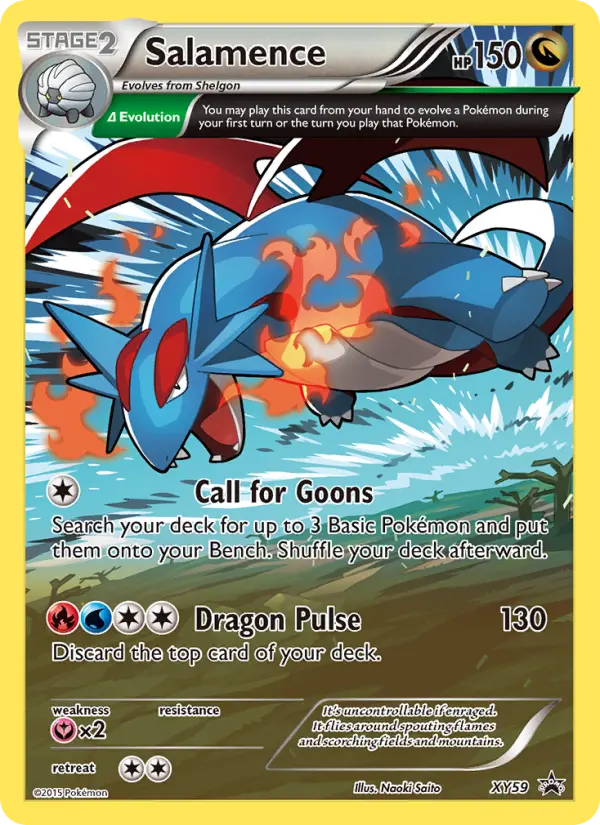 Salamence — XY Black Star Promos card #XY59