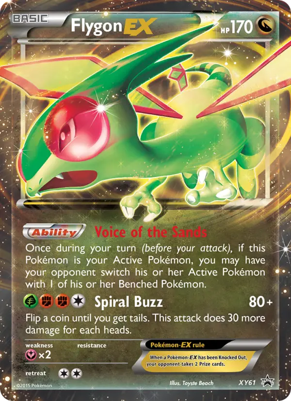 Flygon EX — XY Black Star Promos card #XY61