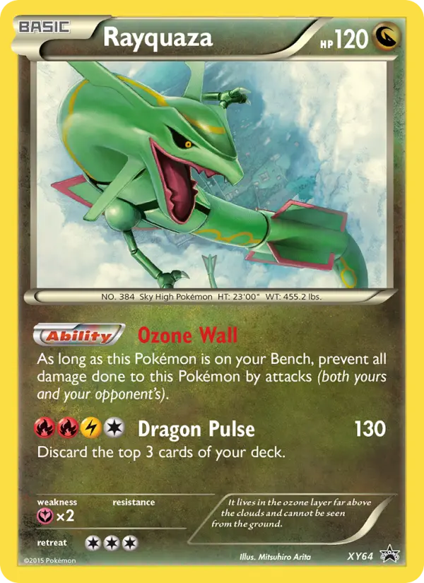 Rayquaza — XY Black Star Promos card #XY64