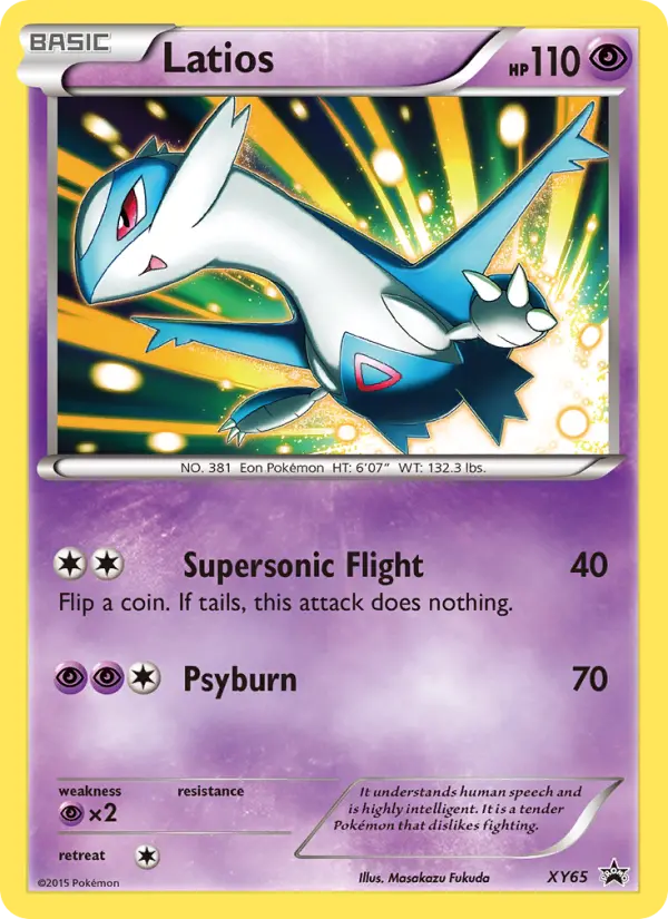Latios — XY Black Star Promos card #XY65