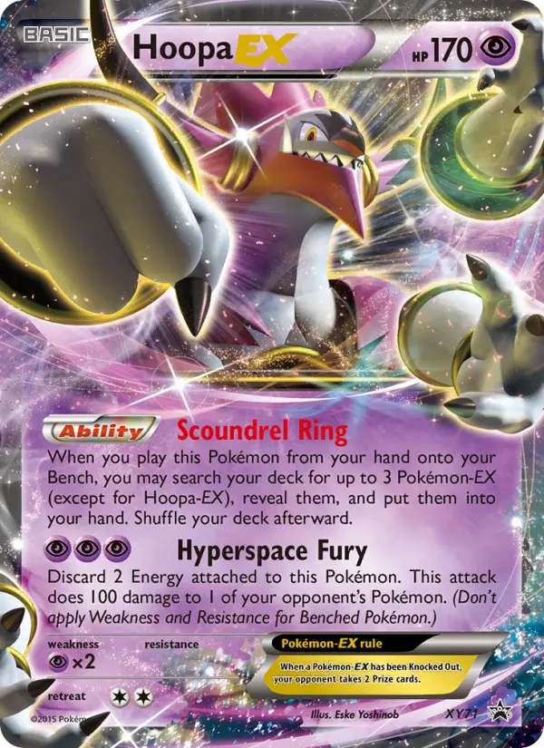 Hoopa EX — XY Black Star Promos card #XY71