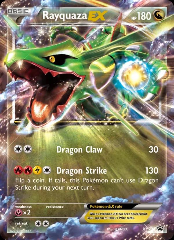 Rayquaza EX — XY Black Star Promos card #XY73