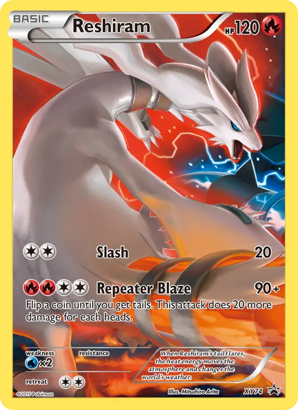 Reshiram — XY Black Star Promos card #XY74