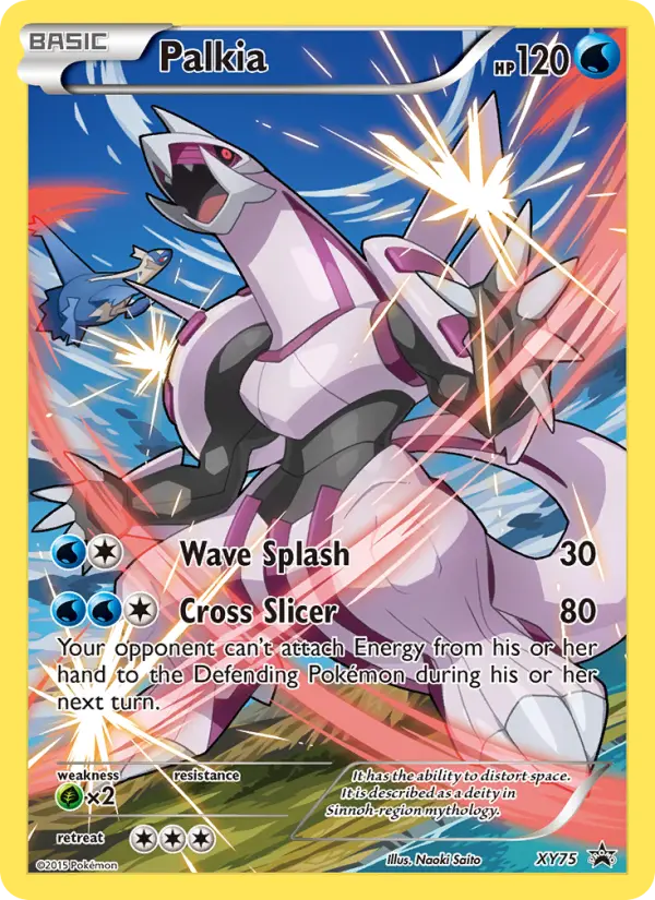 Palkia — XY Black Star Promos card #XY75