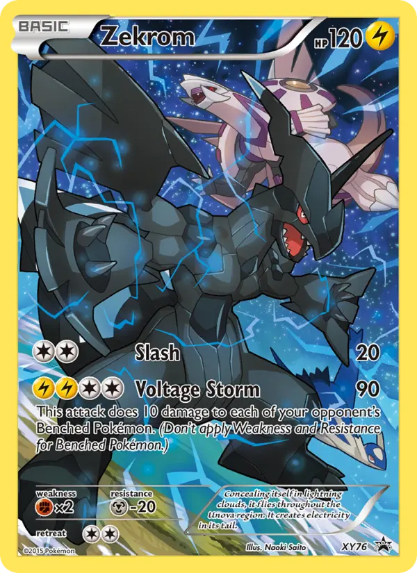 Zekrom — XY Black Star Promos card #XY76