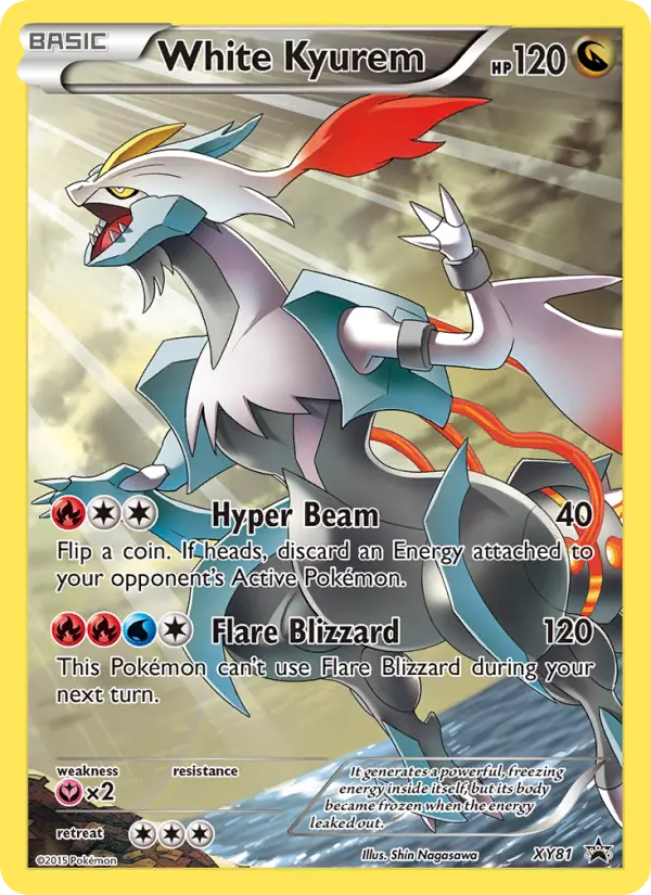 White Kyurem — XY Black Star Promos card #XY81
